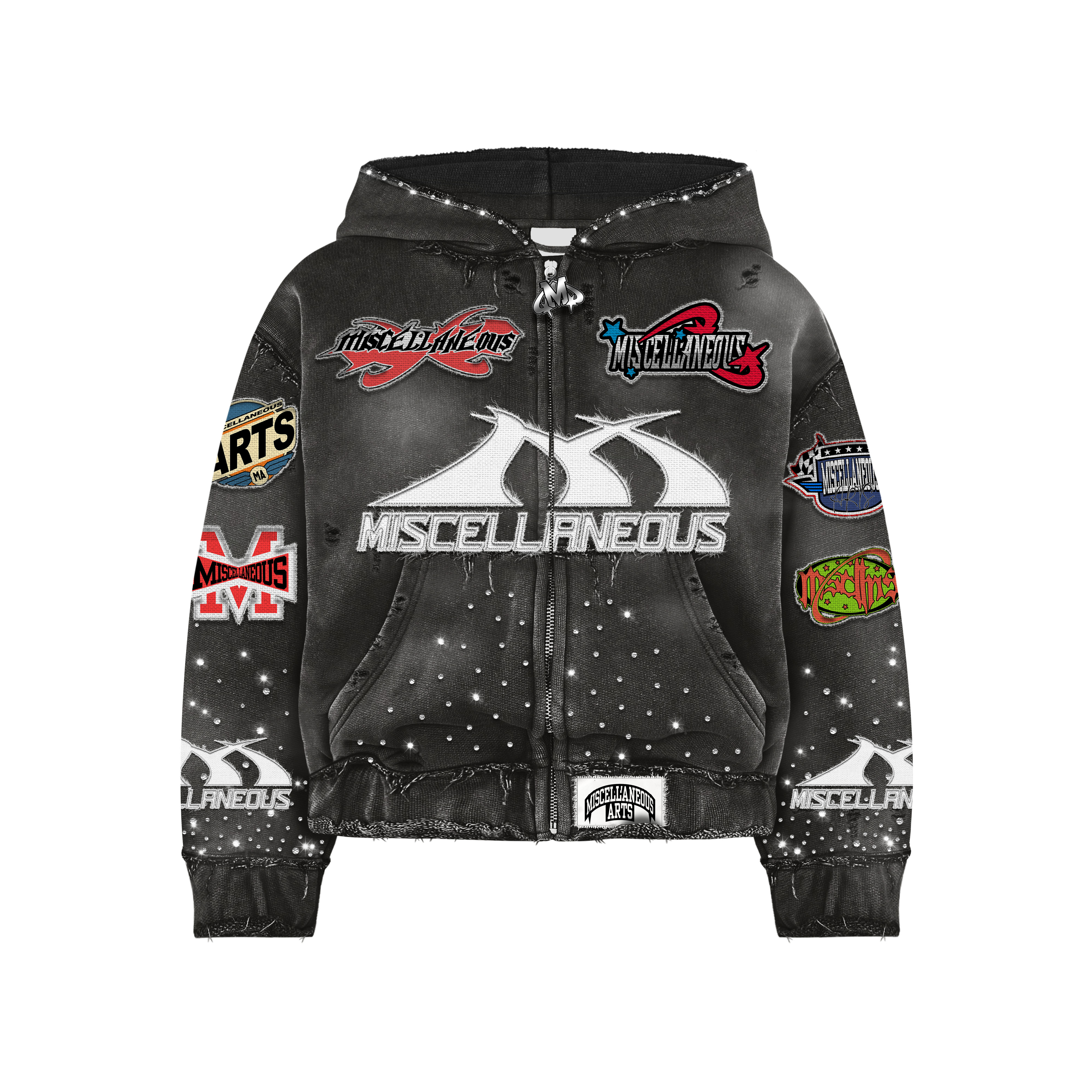 Miscellaneous Black Zipup Jacket